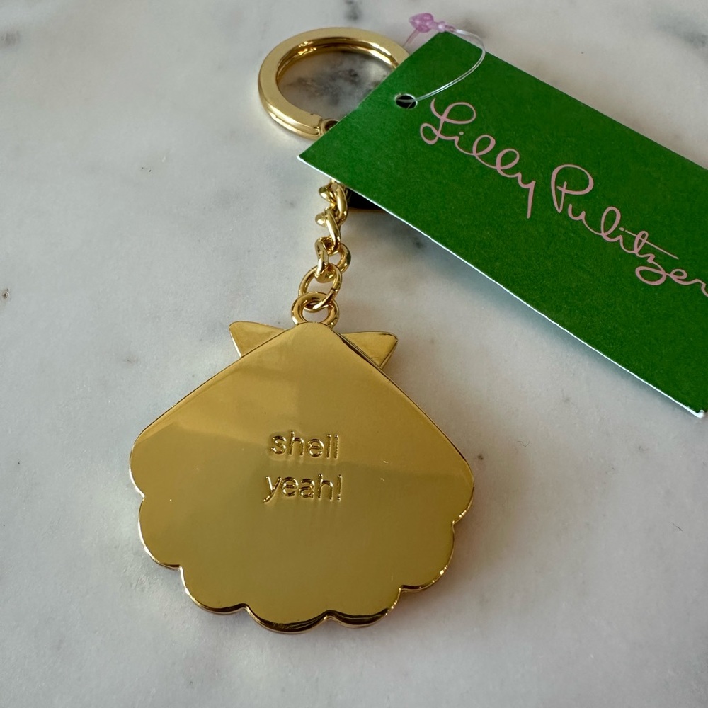 Lilly Pulitzer Shell Yeah Keychain - Picture 3 of 3